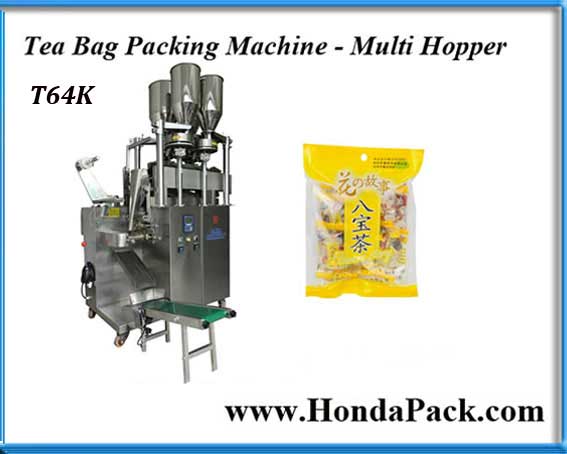 Tea Bag Packaging Machine with multi Hopper