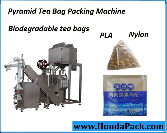 Pyramid tea bag packing machine for Germany tea for sale