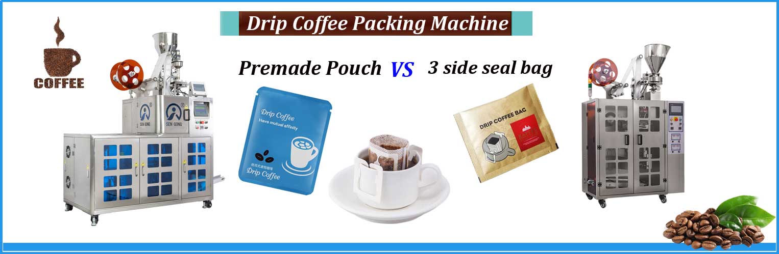 Drip coffee packing machine