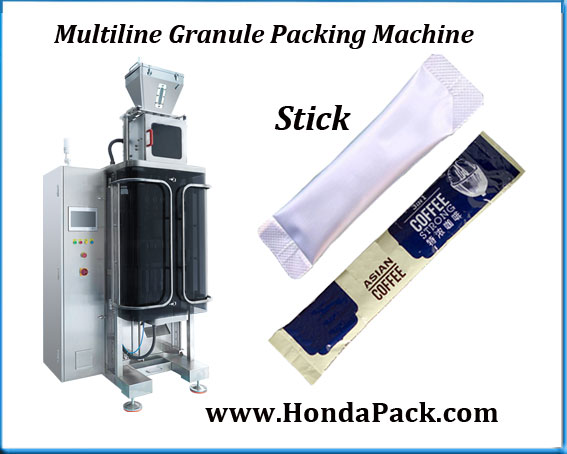 Pillow stick pack packaging machines for Powder, Granule, Liquid, sauces