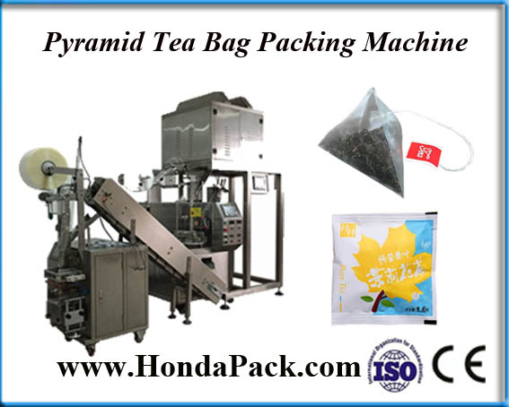 Tea bagging machine for pyramid tea bag for sale