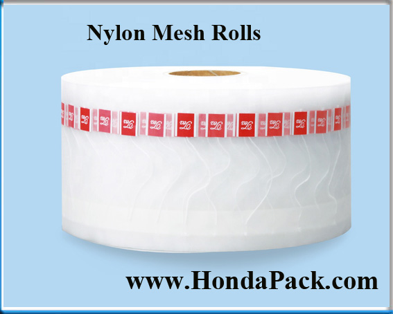 Nylon Filter Mesh Roll for Pyramid tea bag with tag