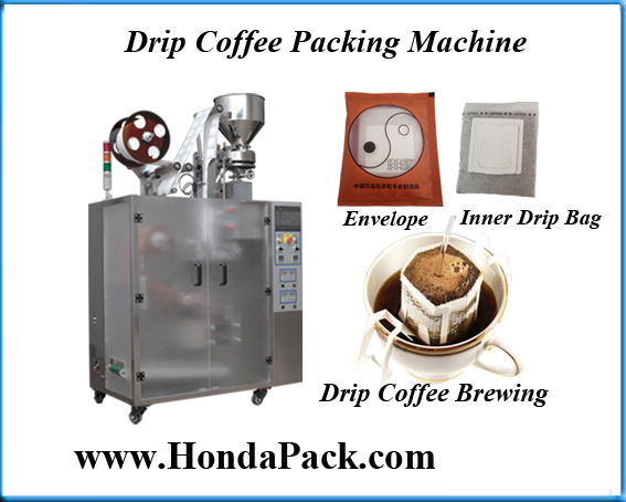 Inner and outer sachet packaging machine