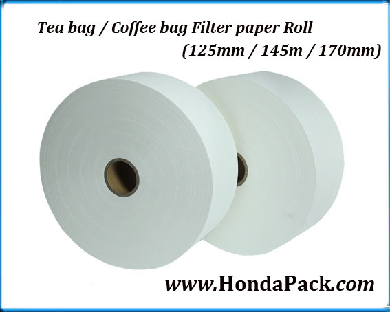 Rollo de papel de filtro de bolsa de té termosellable para té griego de montaña