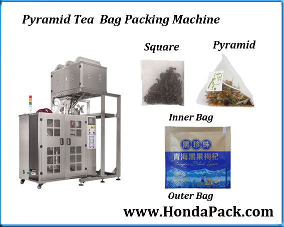 Wholesale ultrasonic pyramid tea bag packing machine with outer envelope