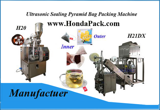 Automatic pyramid tea bag packing machine, Triangle tea bag packaging machine