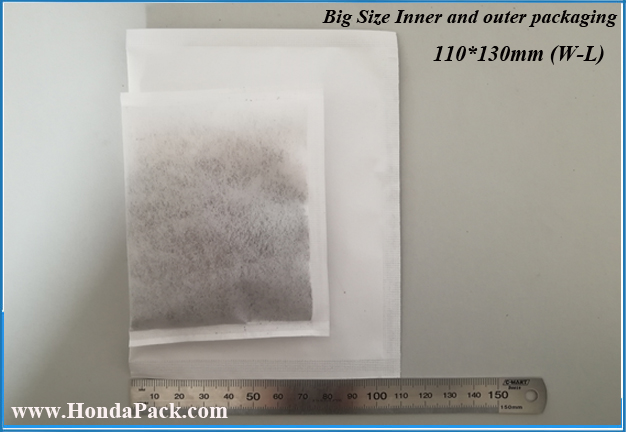 Big size volume inner and outer coffee tea bag powder Product Sample from automatic packing machine