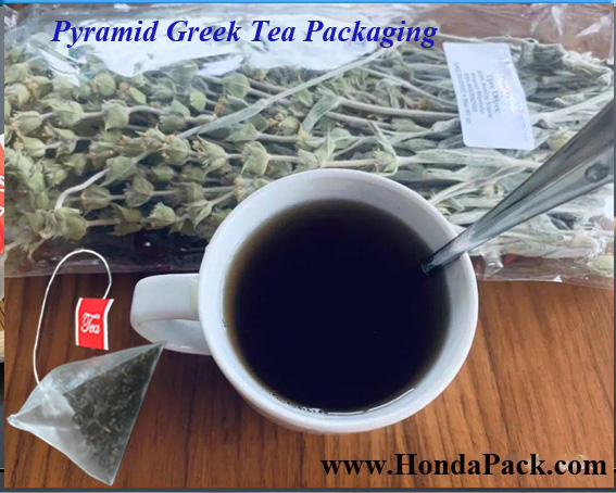 Greek Mountain Tea, <a href=https://www.hondapack.com/en/pyramid-tea-bag-packing-machine.html target='_blank'>Pyramid tea bag packing machine</a>, Drip coffee bag packaging machine