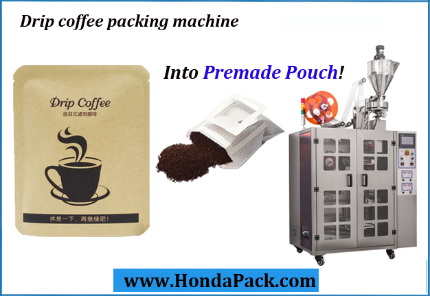 Nitrogen filled drip coffee bag packing machine is Solution