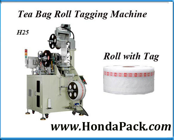 tea bag tagging machine