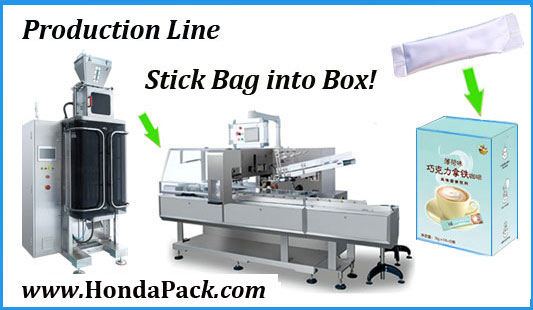 3 in 1 instant soluble stick coffee packing machine