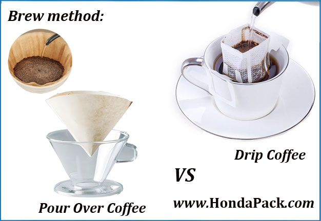 pour over coffee vs drip